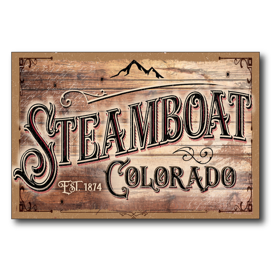 Steamboat Town Sign