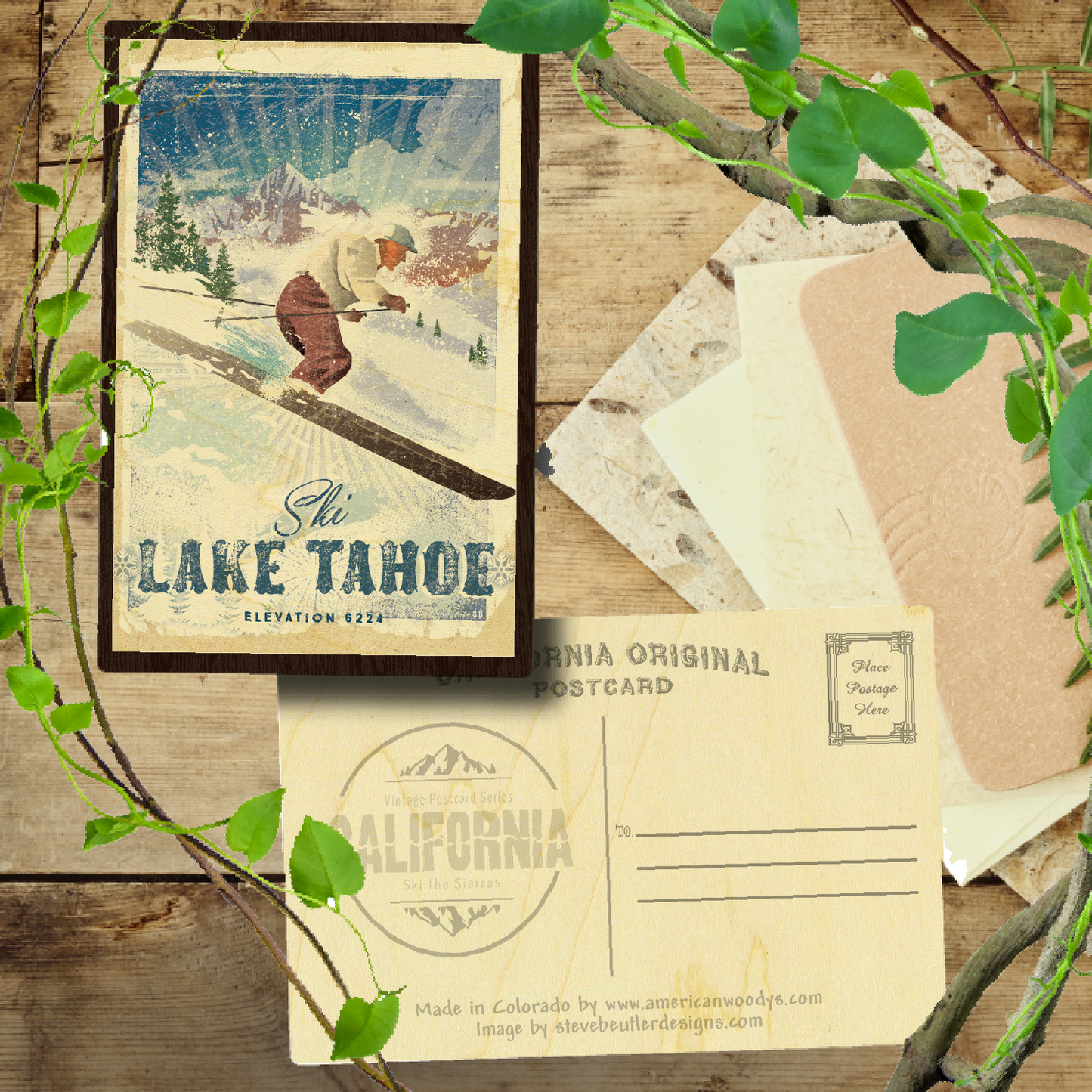 Lake Tahoe San Cali Ski Racer