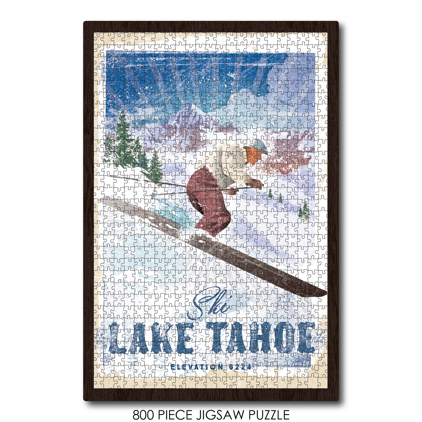 Lake Tahoe San Cali Ski Racer