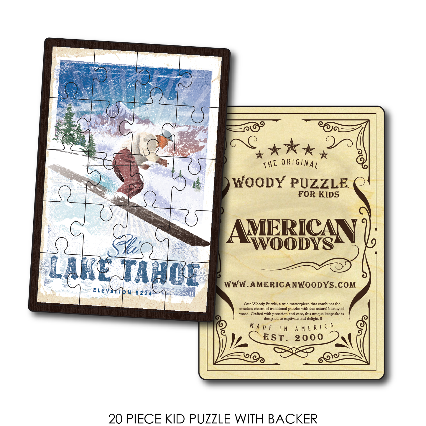 Lake Tahoe San Cali Ski Racer