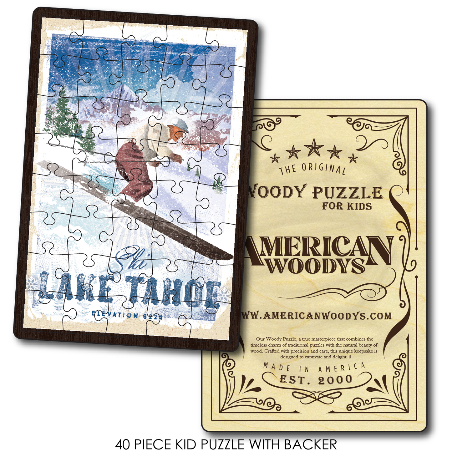 Lake Tahoe San Cali Ski Racer