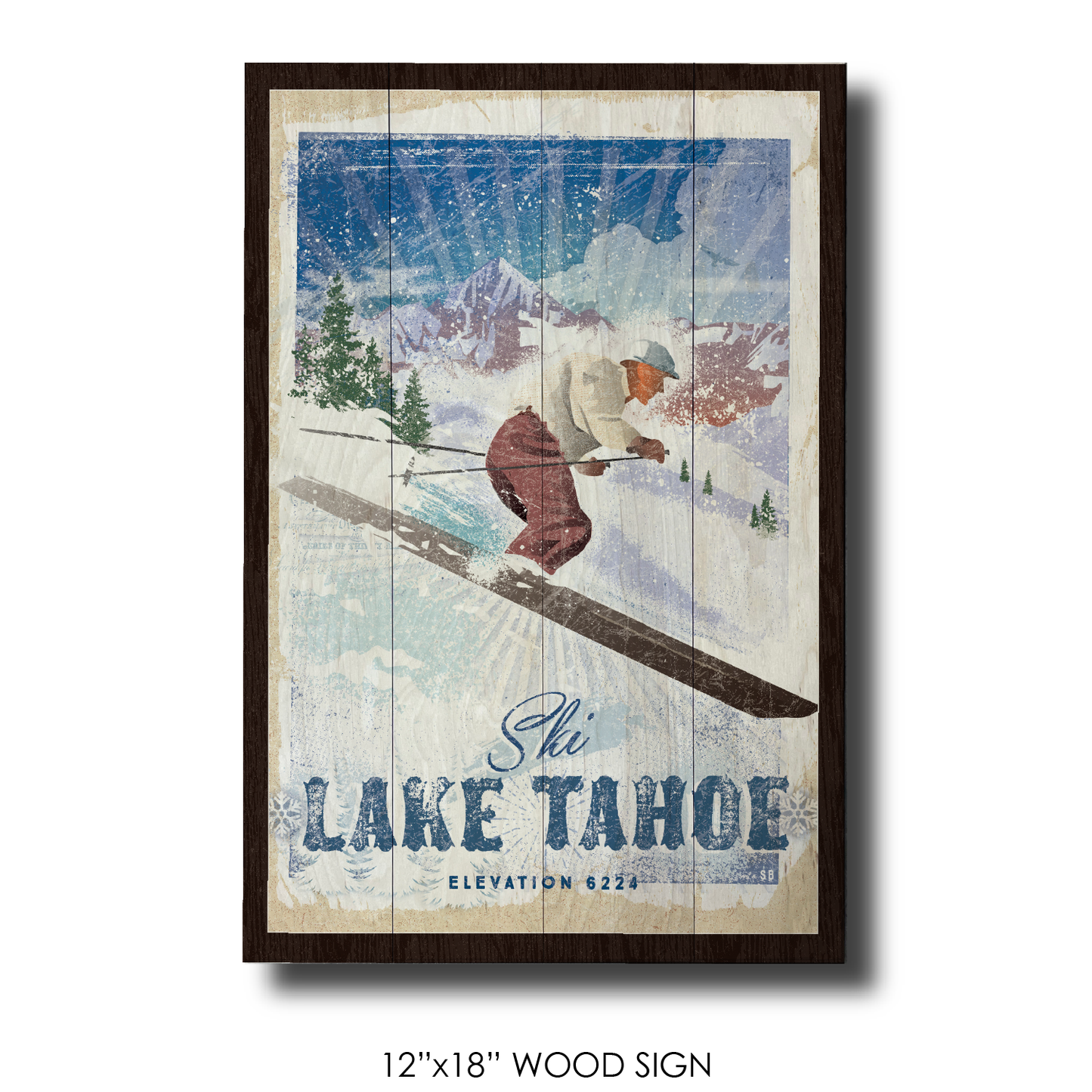 Lake Tahoe San Cali Ski Racer