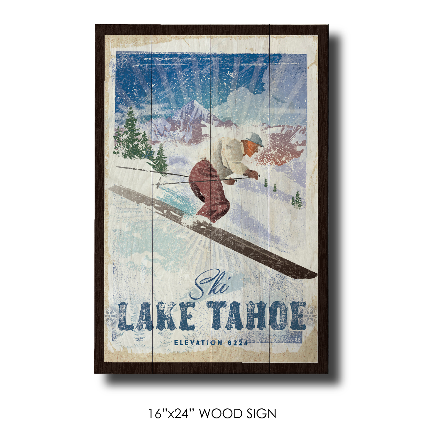 Lake Tahoe San Cali Ski Racer