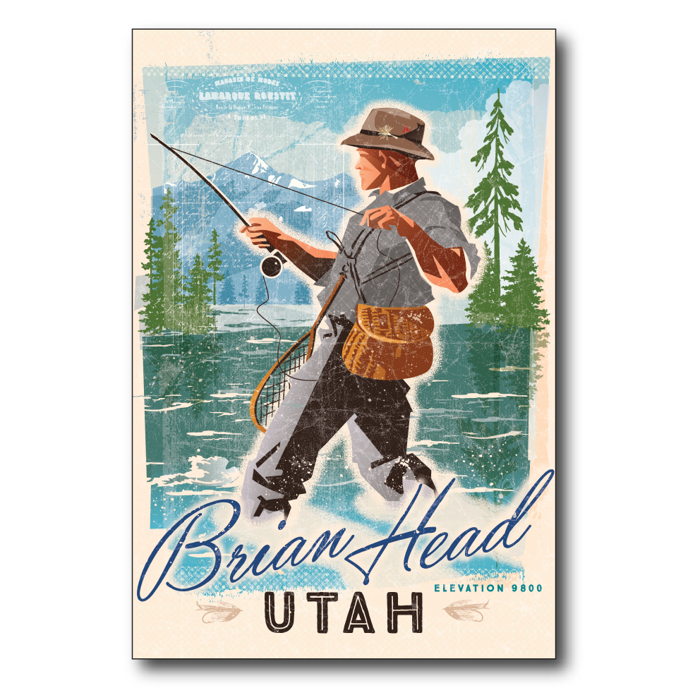 Fly Fishing Mountain Man Brian Head