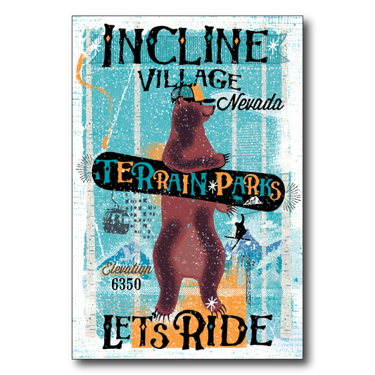 Incline Village Snowbaoard Bear