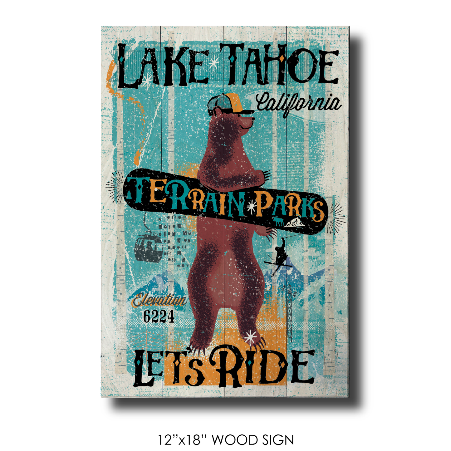 Lake Tahoe Snowbaord Bear