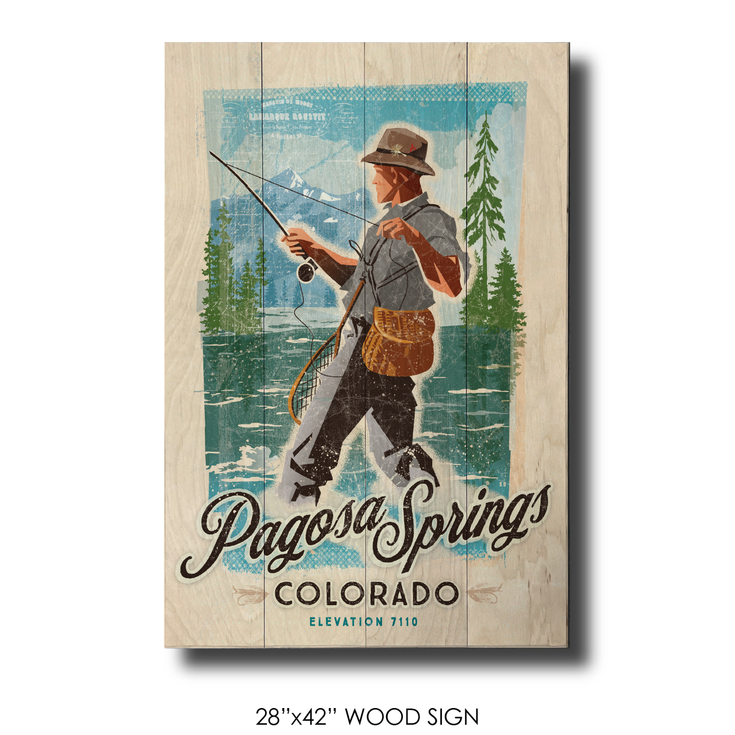 Fly Fishing Mountain Man Pagosa