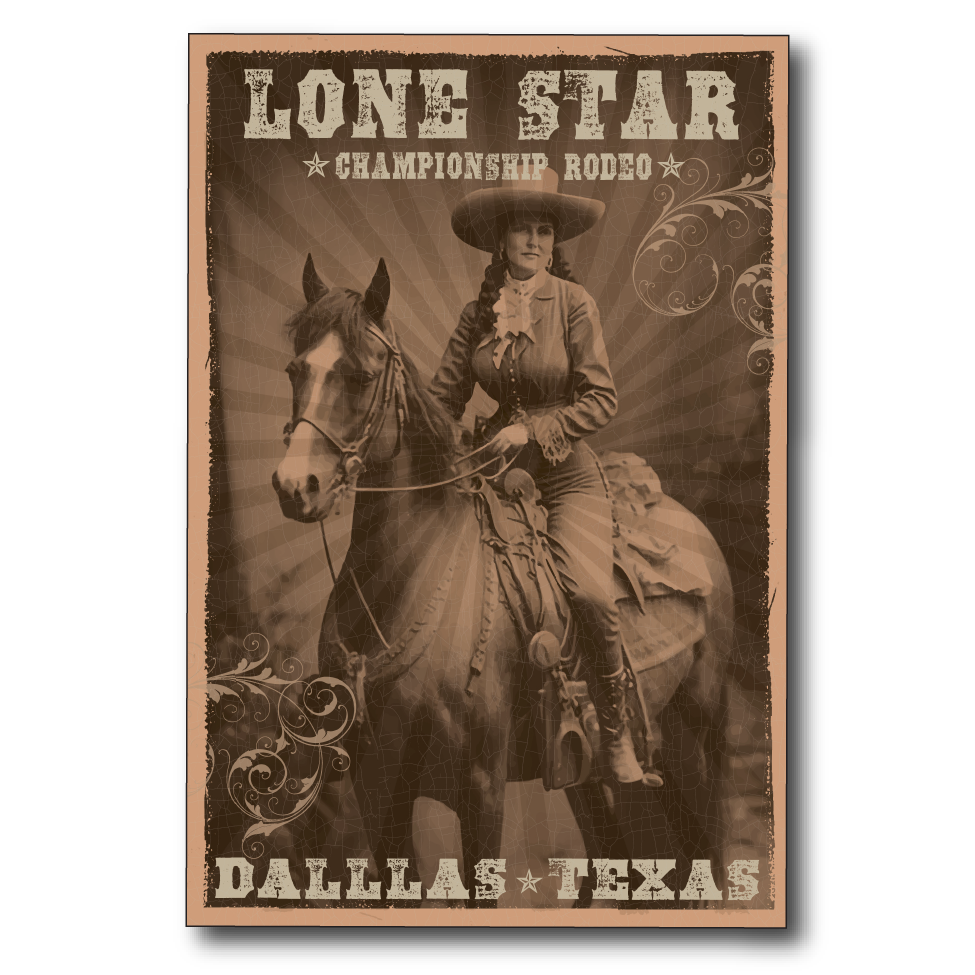 Dallas Duotone Cowgirl