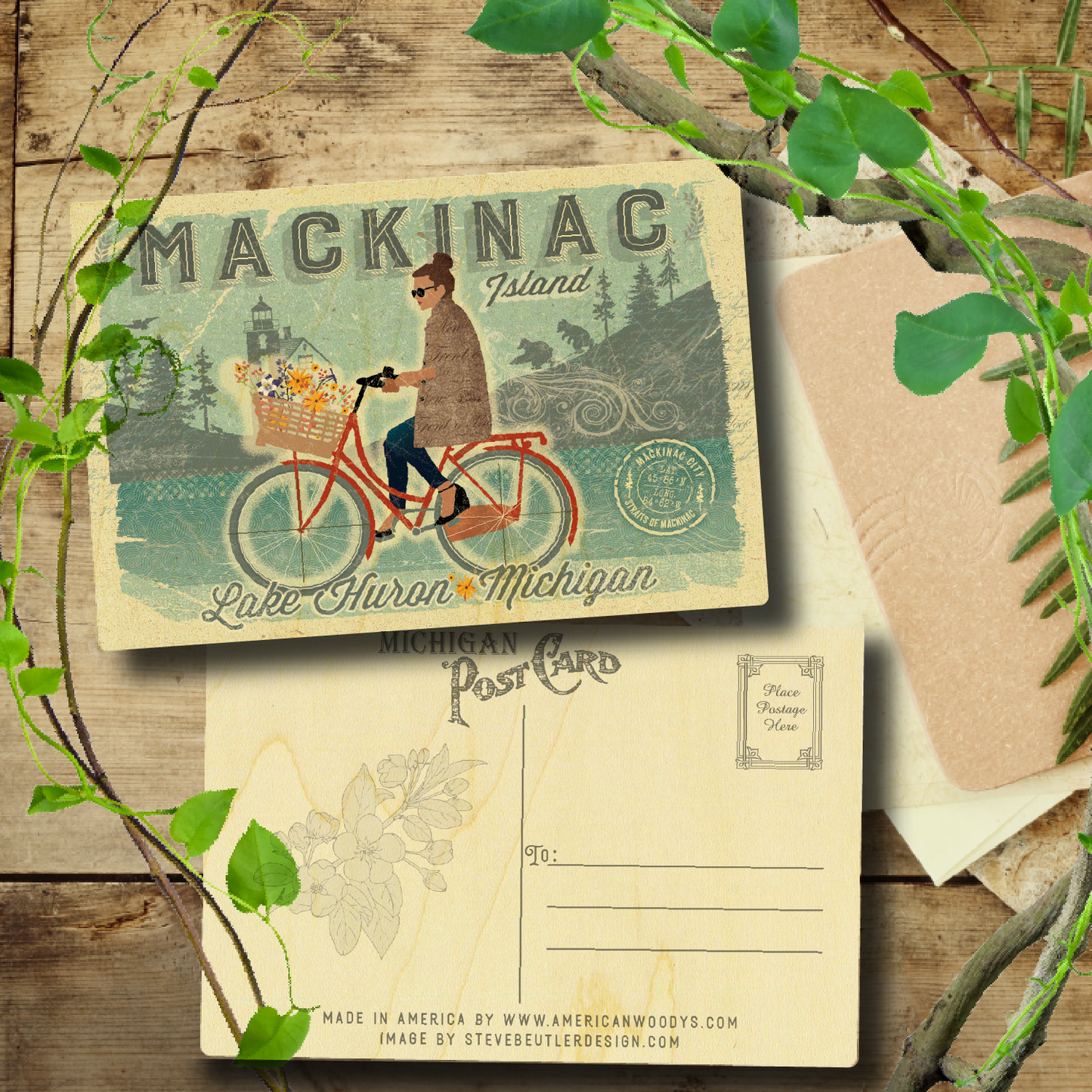 Mackinac Island Bike Girl