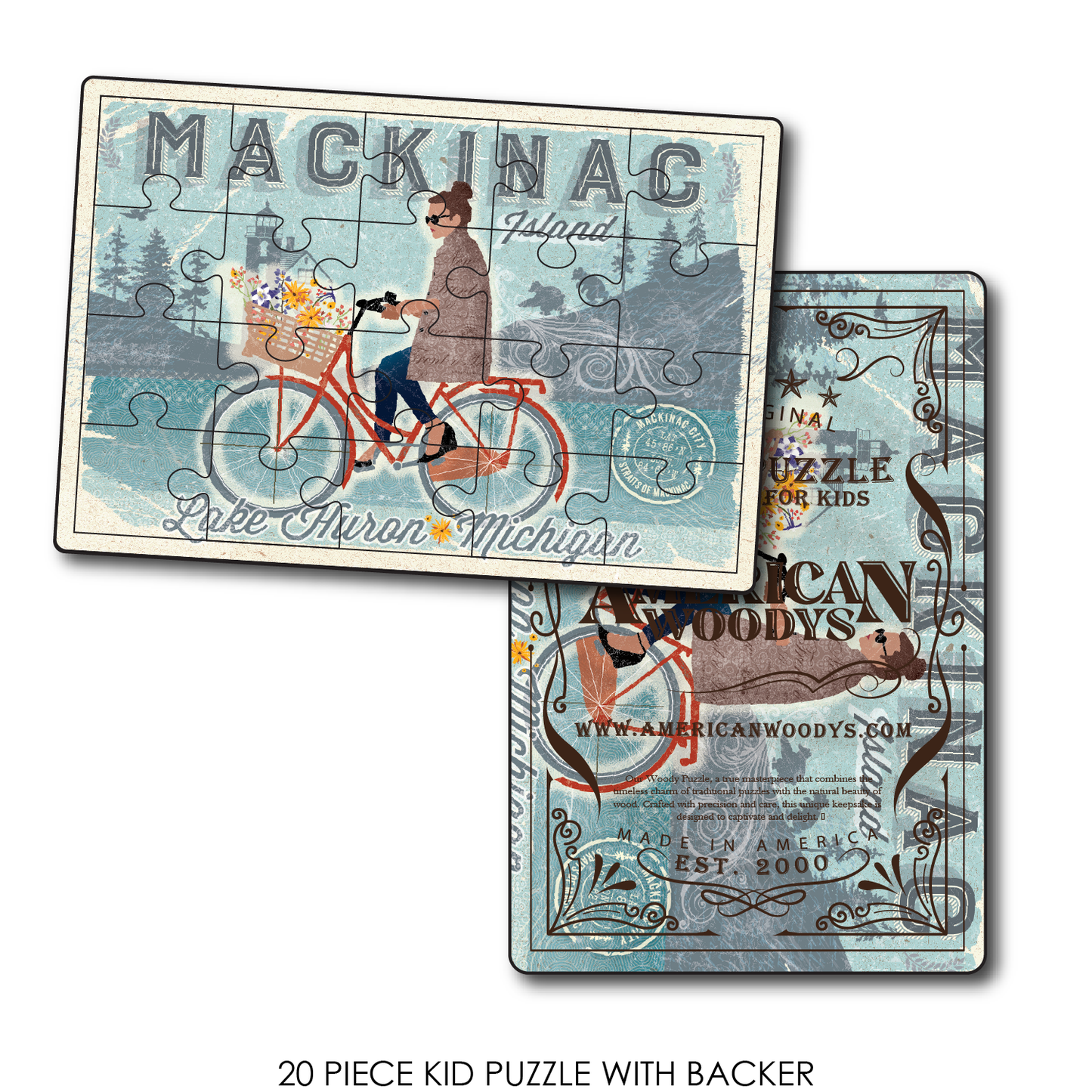 Mackinac Island Bike Girl