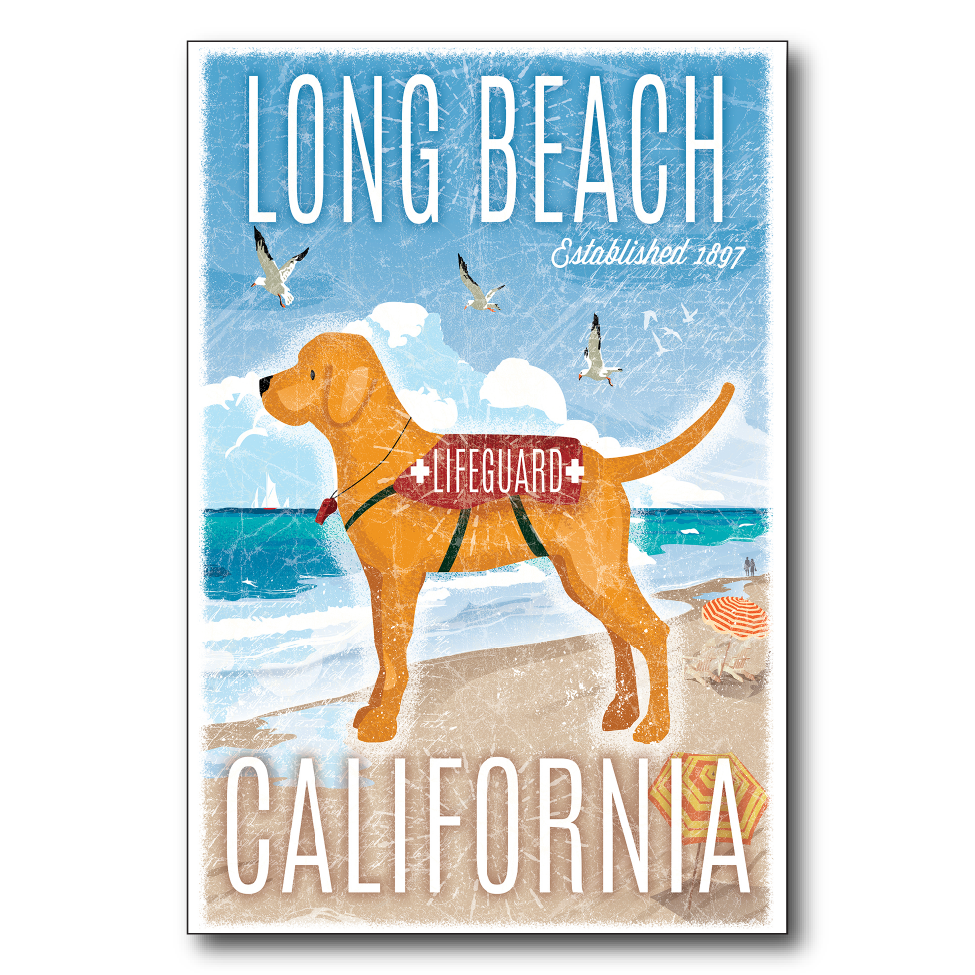 Long Beach Lifeguard Dog