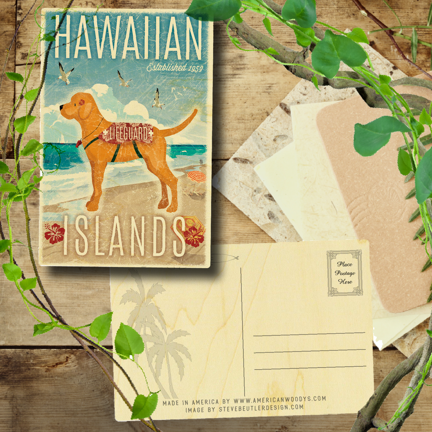 Hawaiian Islands Lifeguard Dog
