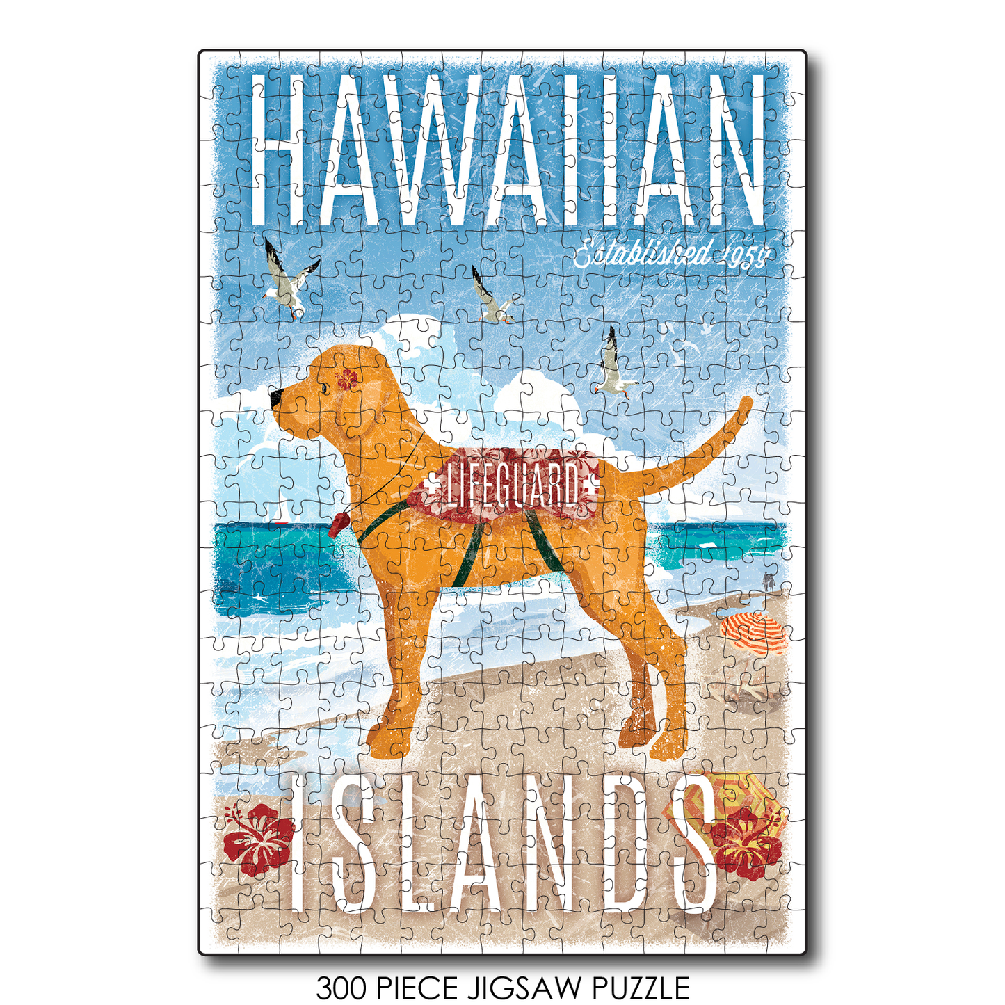 Hawaiian Islands Lifeguard Dog