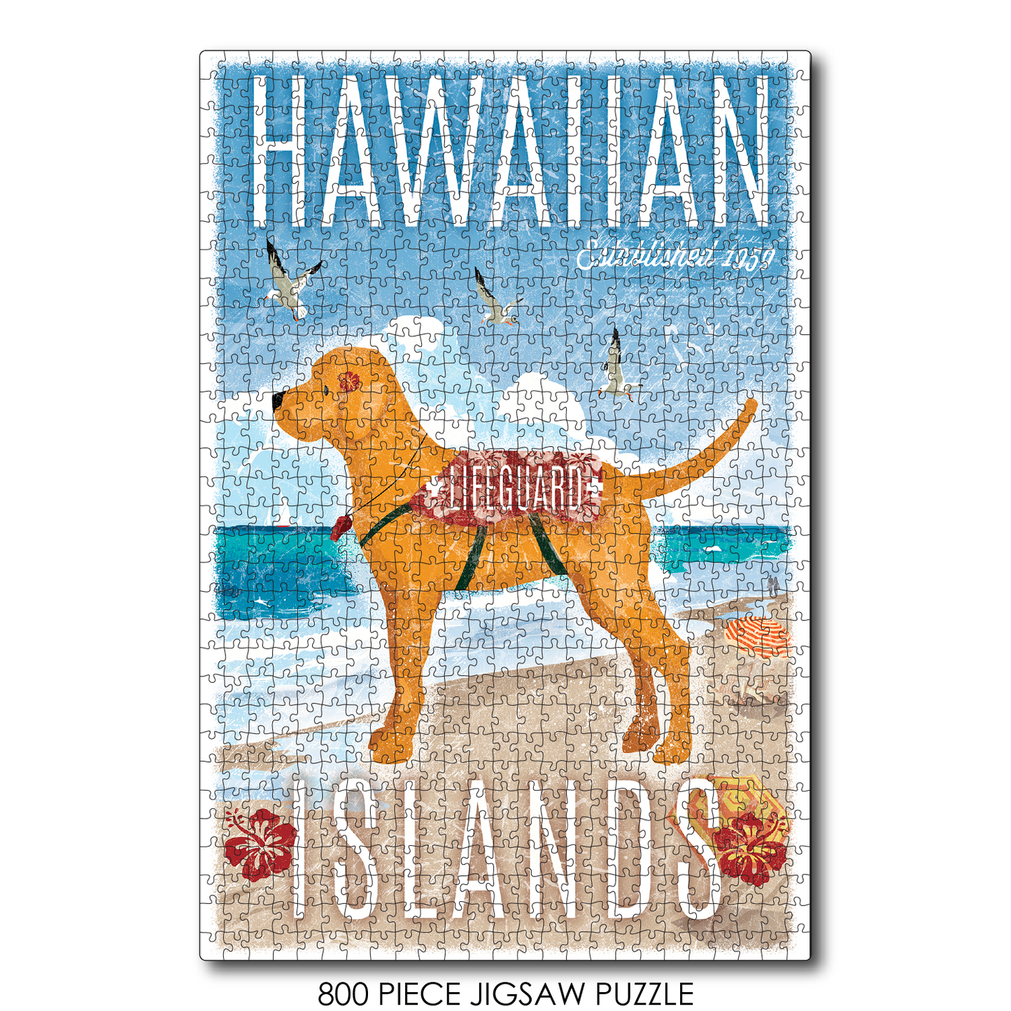 Hawaiian Islands Lifeguard Dog