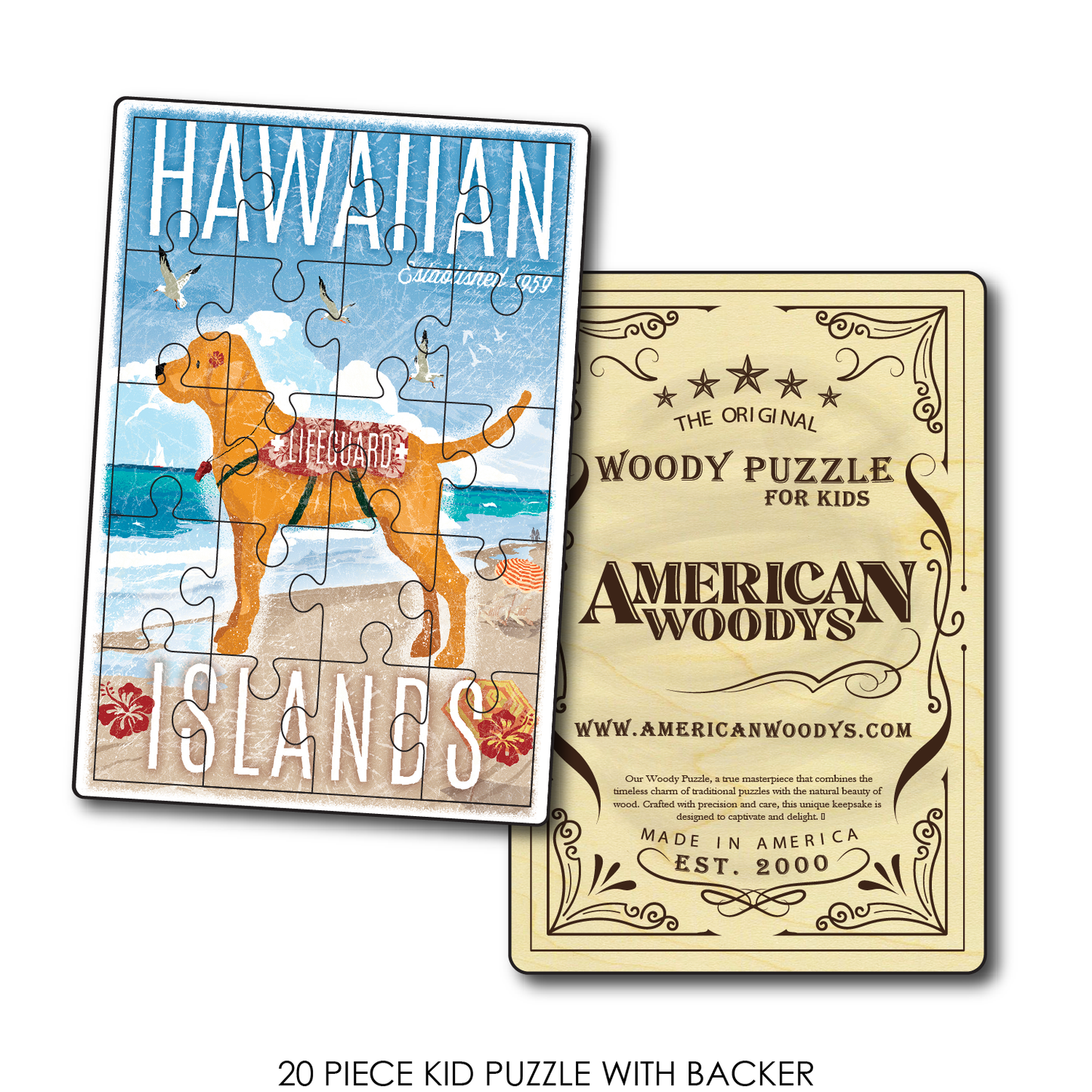 Hawaiian Islands Lifeguard Dog