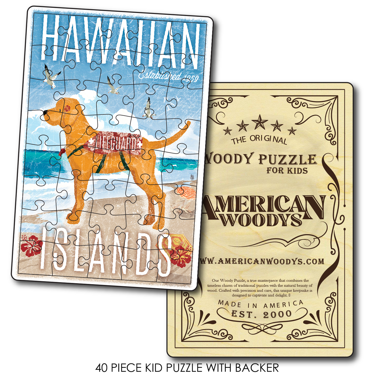 Hawaiian Islands Lifeguard Dog