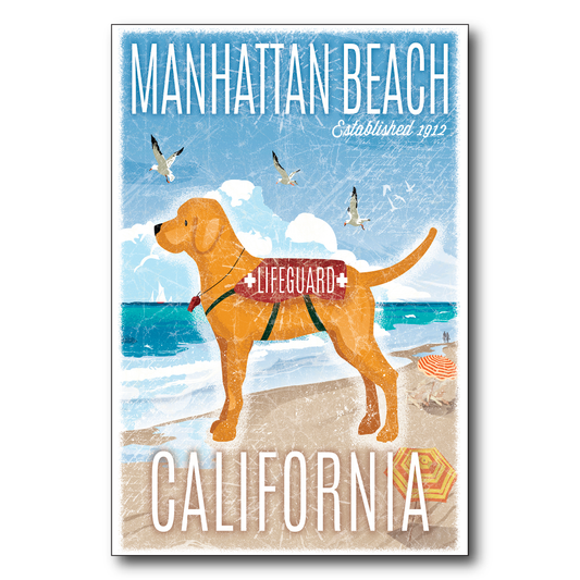 Manhattan Beach Lifeguard Dog