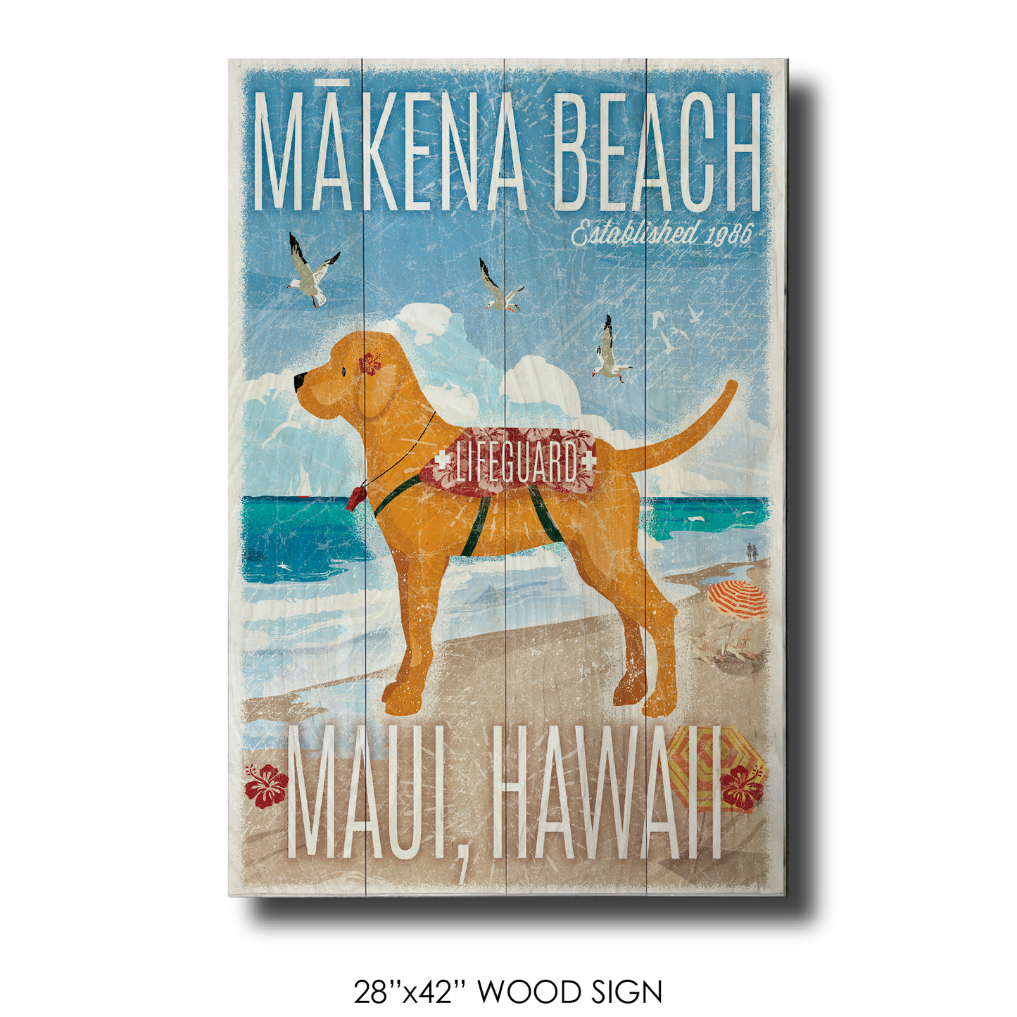 Maui Makena Lifeguard Dog