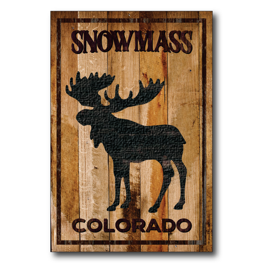 Snowmass Standing Moose