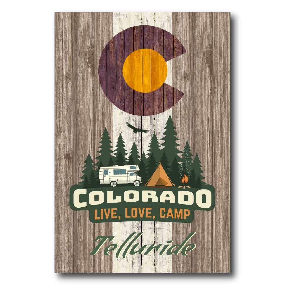 Telluride Brown Camping Flag