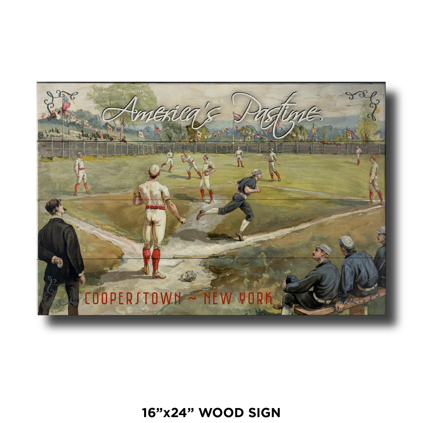 Vintage Baseball Game