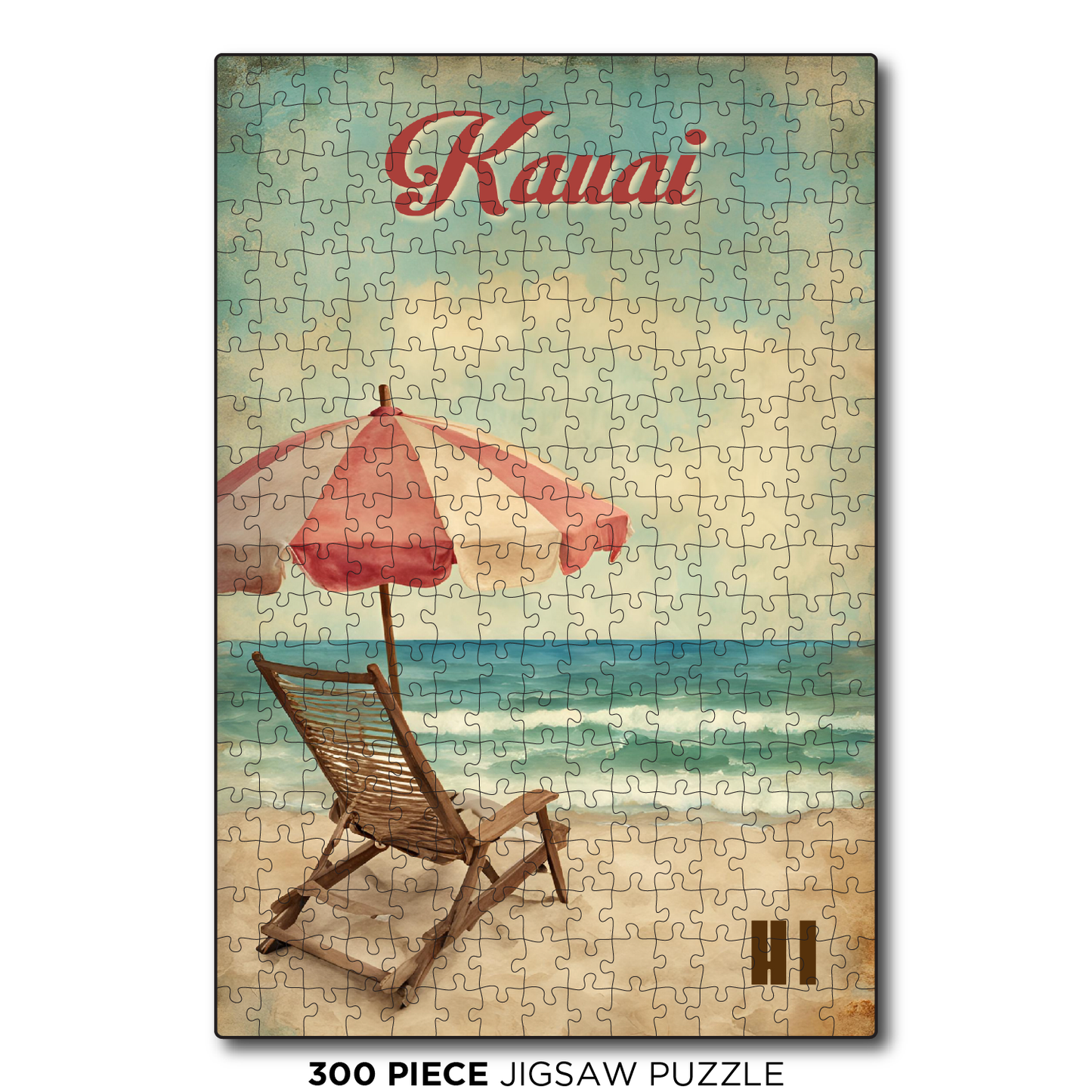 Vintage Chair and Umbrella Kauai