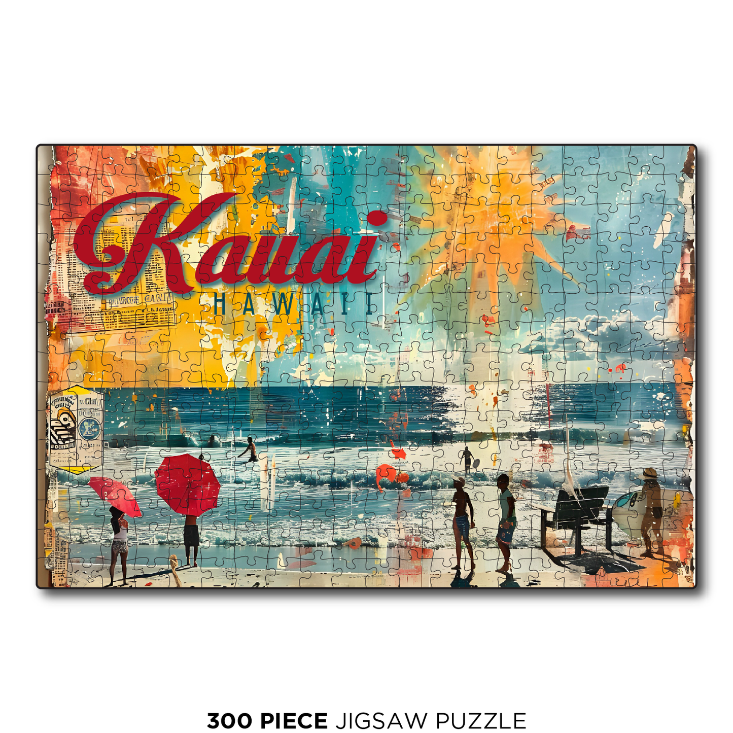 Retro Kauai Red Umbrella