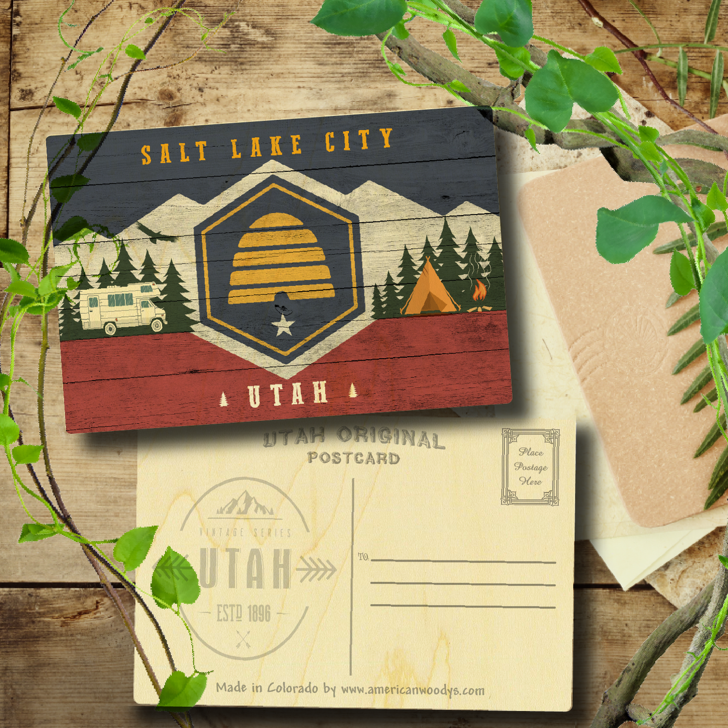 Utah Camping Flag Salt Lake City