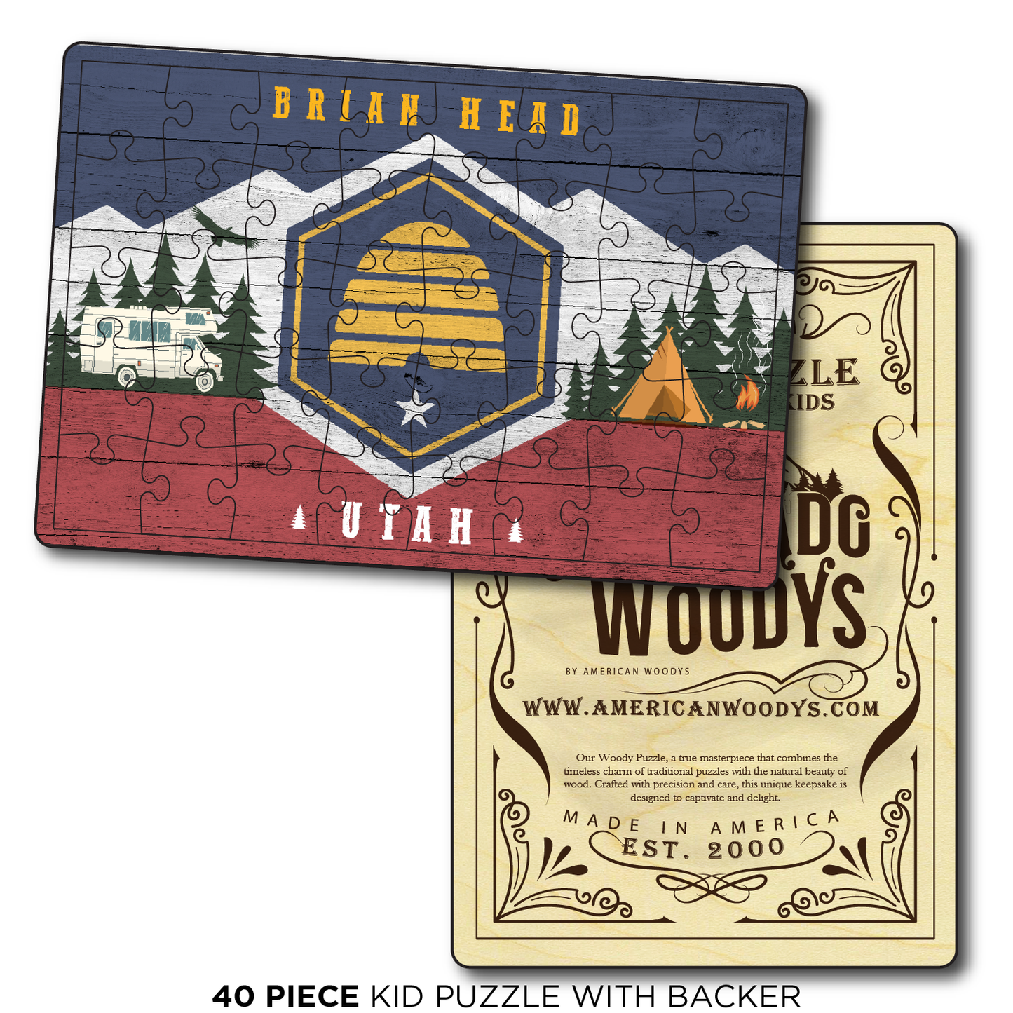 Utah Camping Flag Brian Head