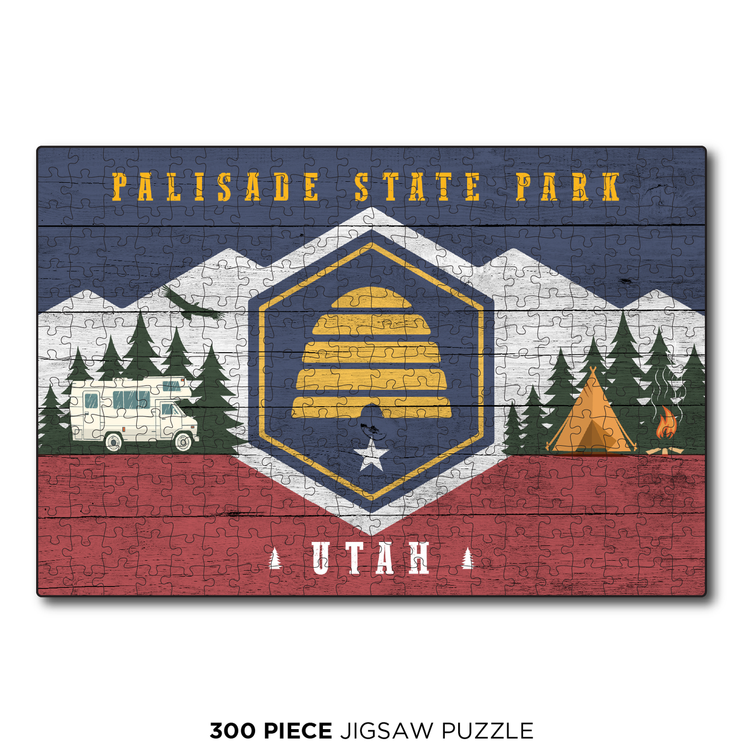 Utah Camping Flag Palisade State Park