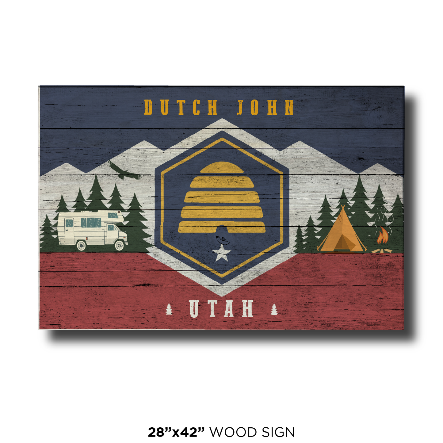 Utah Camping Flag Dutch John