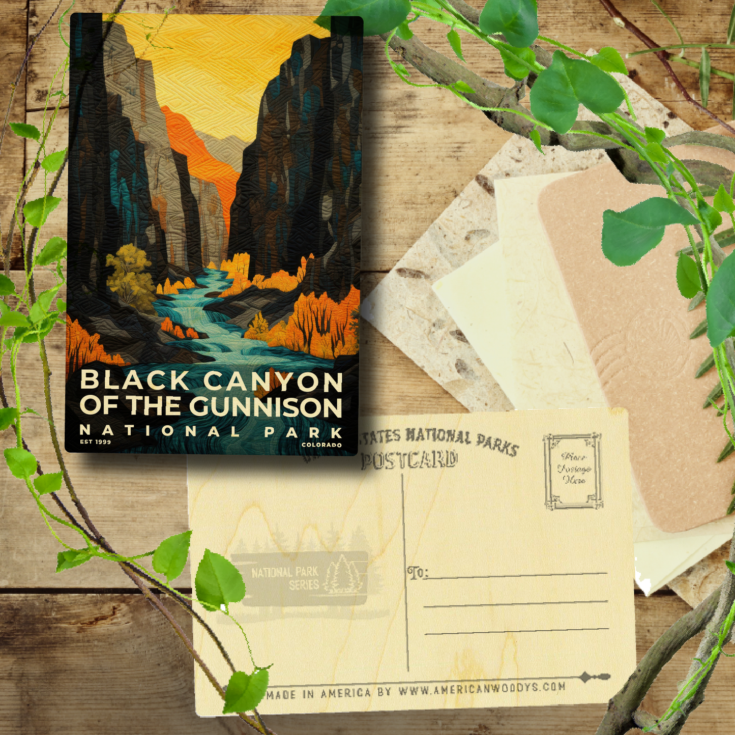 Black Canyon of the Gunnison National Park - Quilted