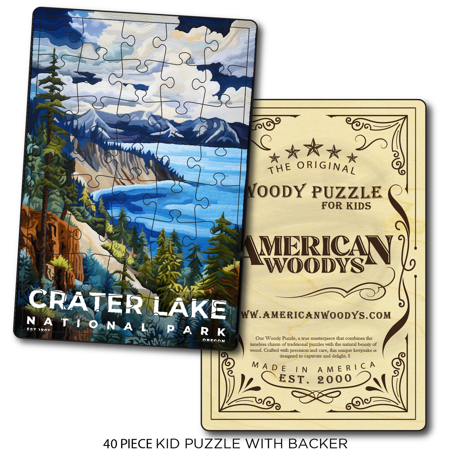 Crater Lake National Park - Quilted