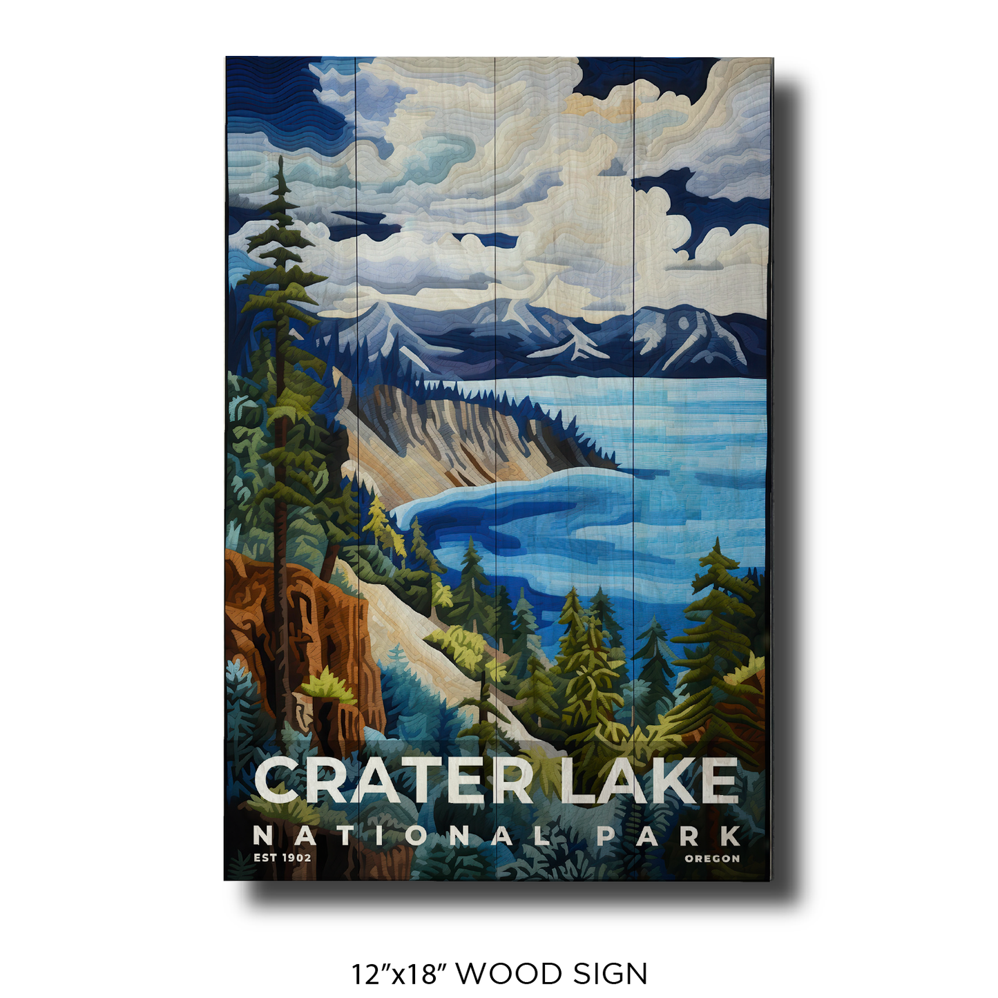 Crater Lake National Park - Quilted