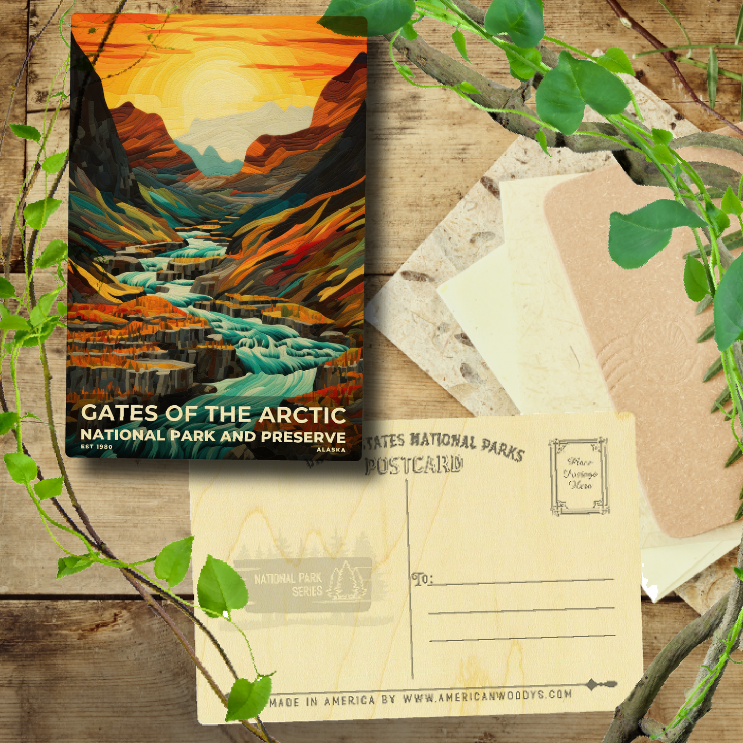 Gates of the Arctic National Park and Preserve - Quilted