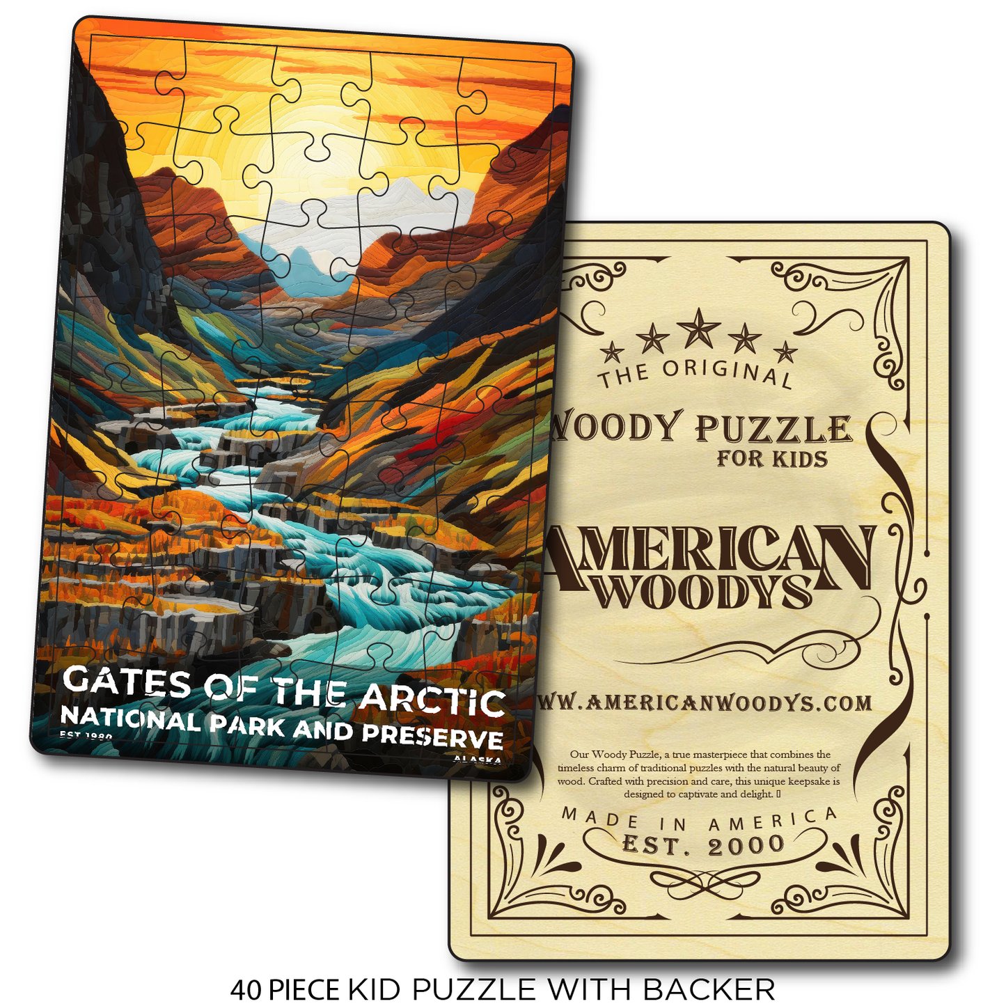 Gates of the Arctic National Park and Preserve - Quilted