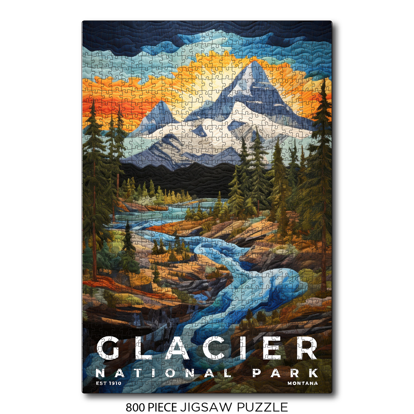 Glacier National Park - Quilted