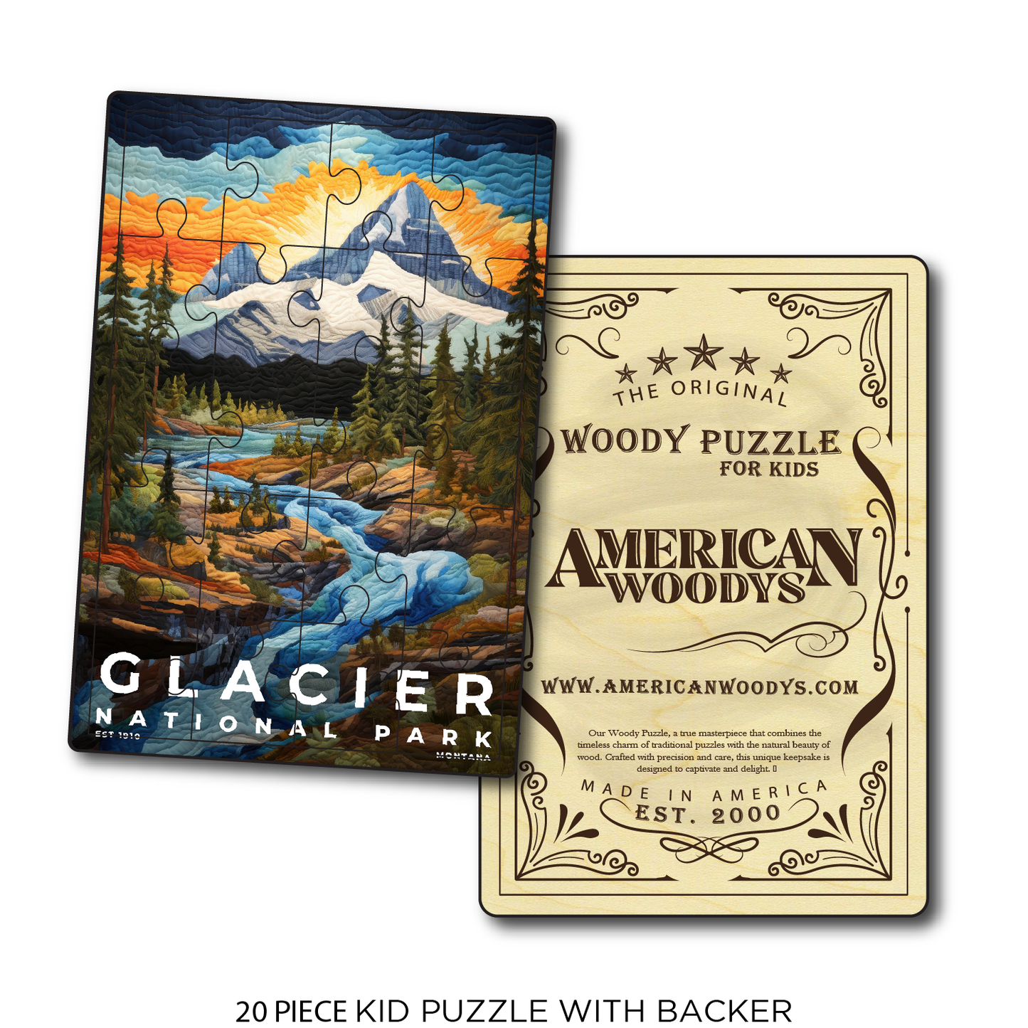 Glacier National Park - Quilted