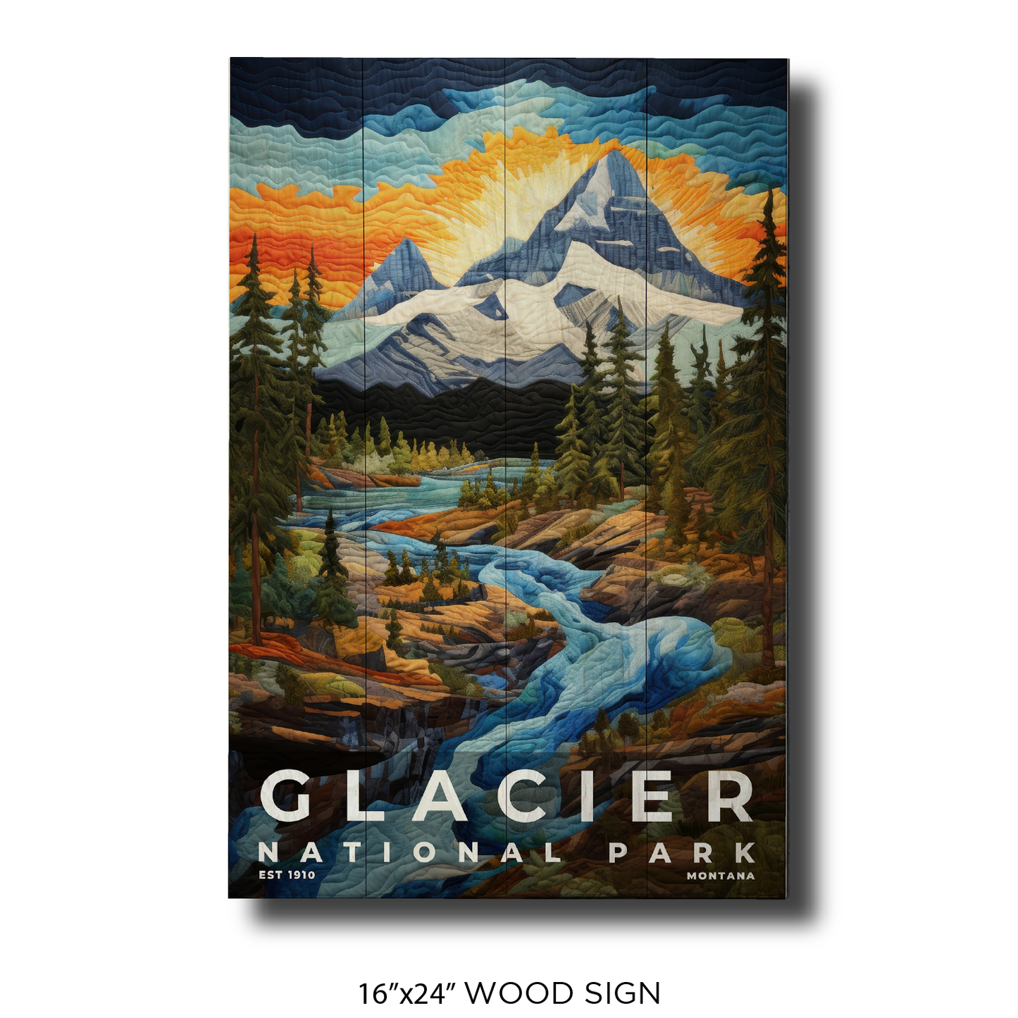 Glacier National Park - Quilted