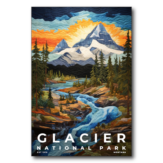 Glacier National Park - Quilted
