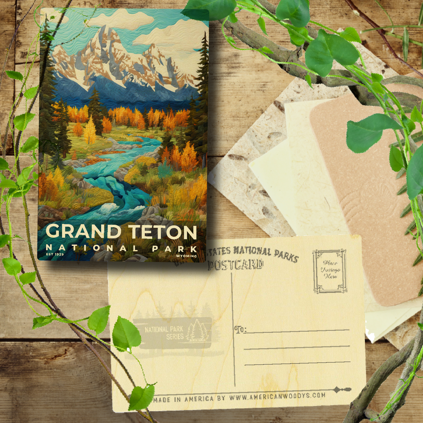 Grand Teton National Park - Quilted