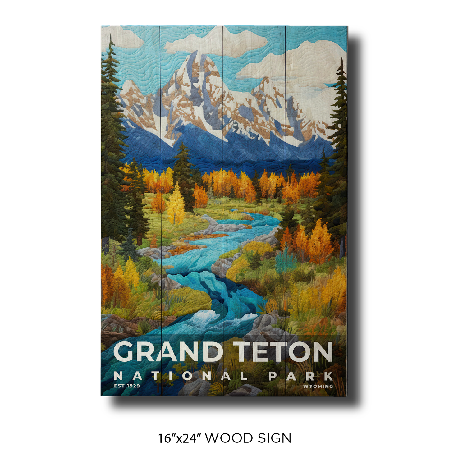 Grand Teton National Park - Quilted