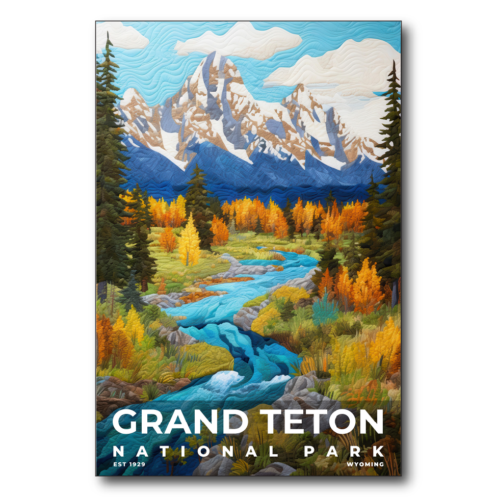 Grand Teton National Park - Quilted