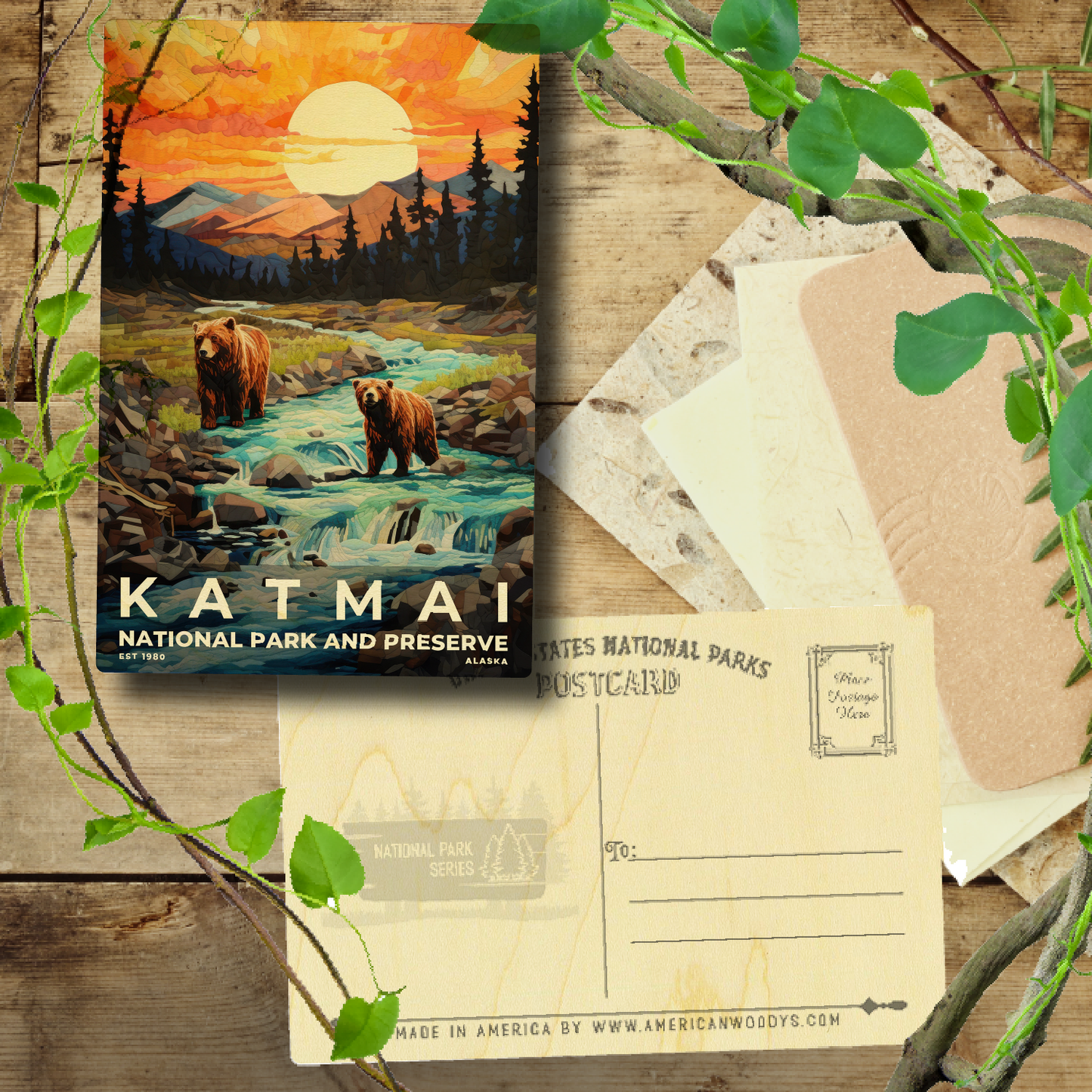 Katmai National Park and Preserve - Quilted