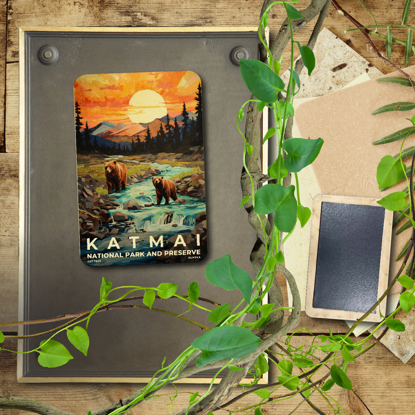 Katmai National Park and Preserve - Quilted