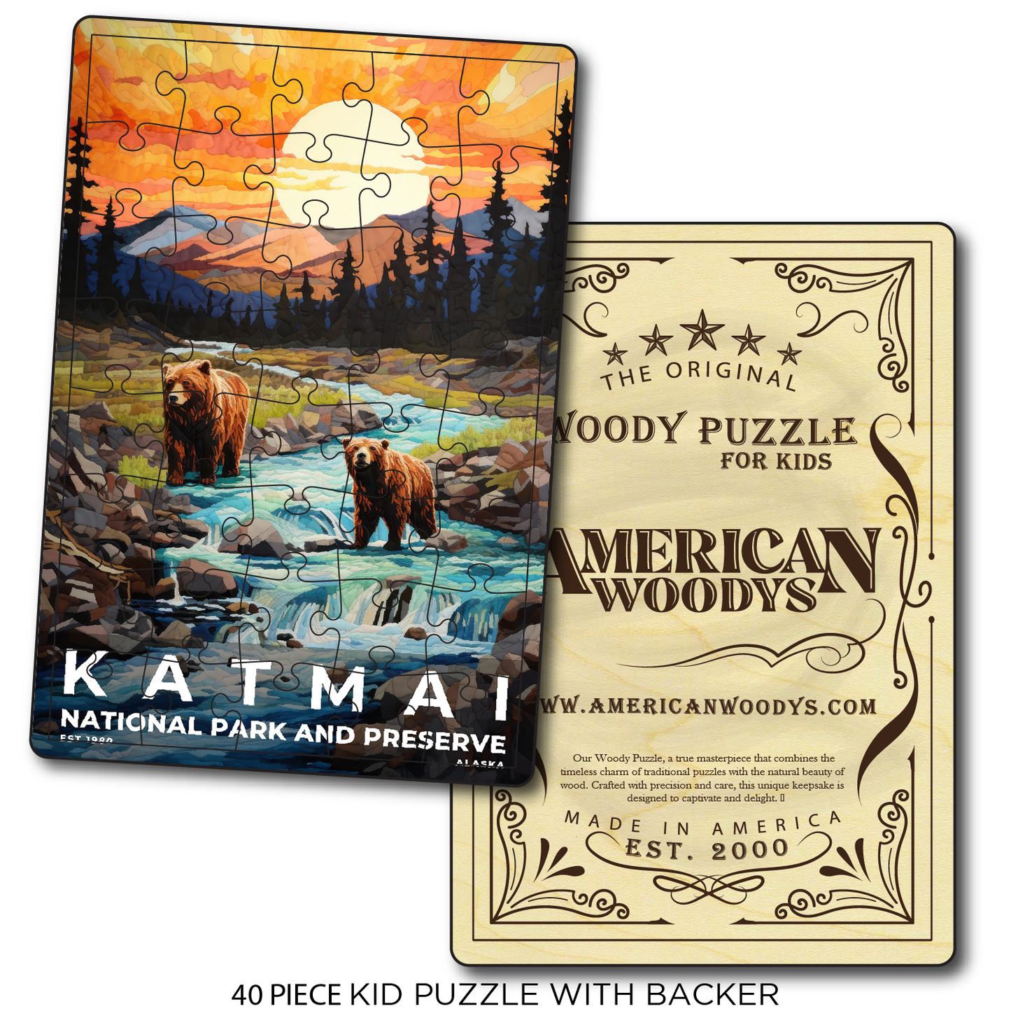 Katmai National Park and Preserve - Quilted