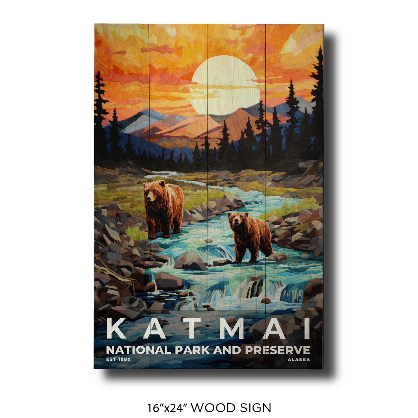 Katmai National Park and Preserve - Quilted