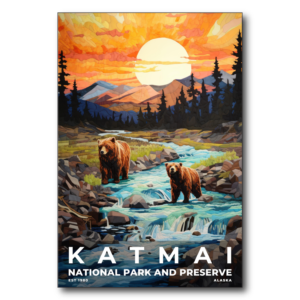 Katmai National Park and Preserve - Quilted
