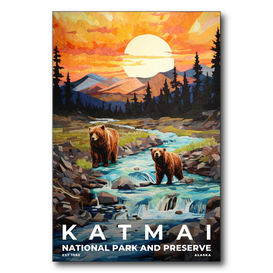 Katmai National Park and Preserve - Quilted
