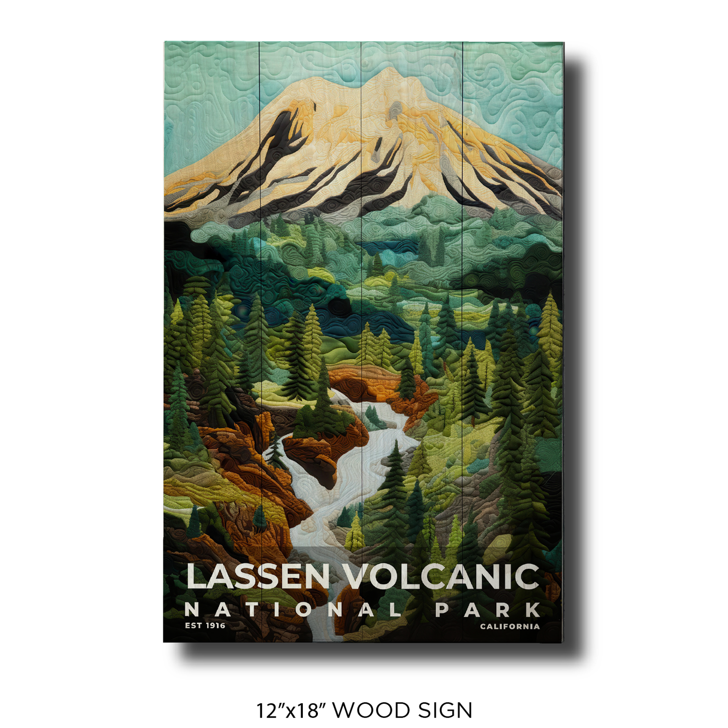 Lassen Volcanic National Park - Quilted
